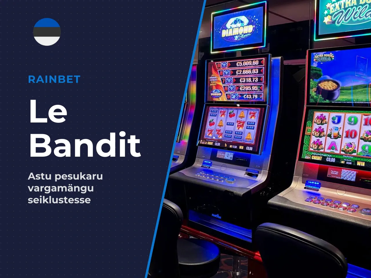 Mängustiil bandit, gold ja treasure. Le