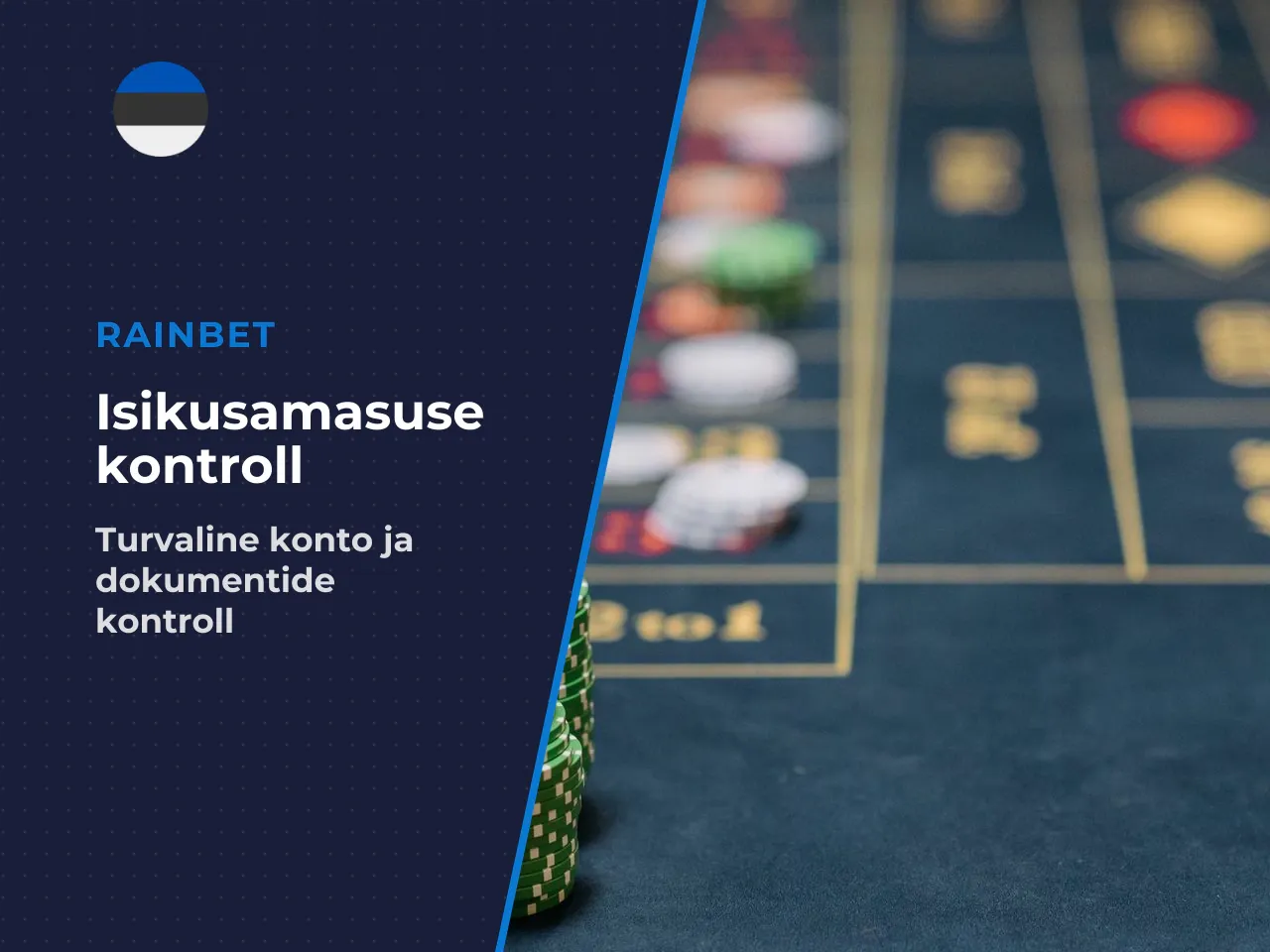 KYC ehk isikusamasuse kontroll. Rainbet ei