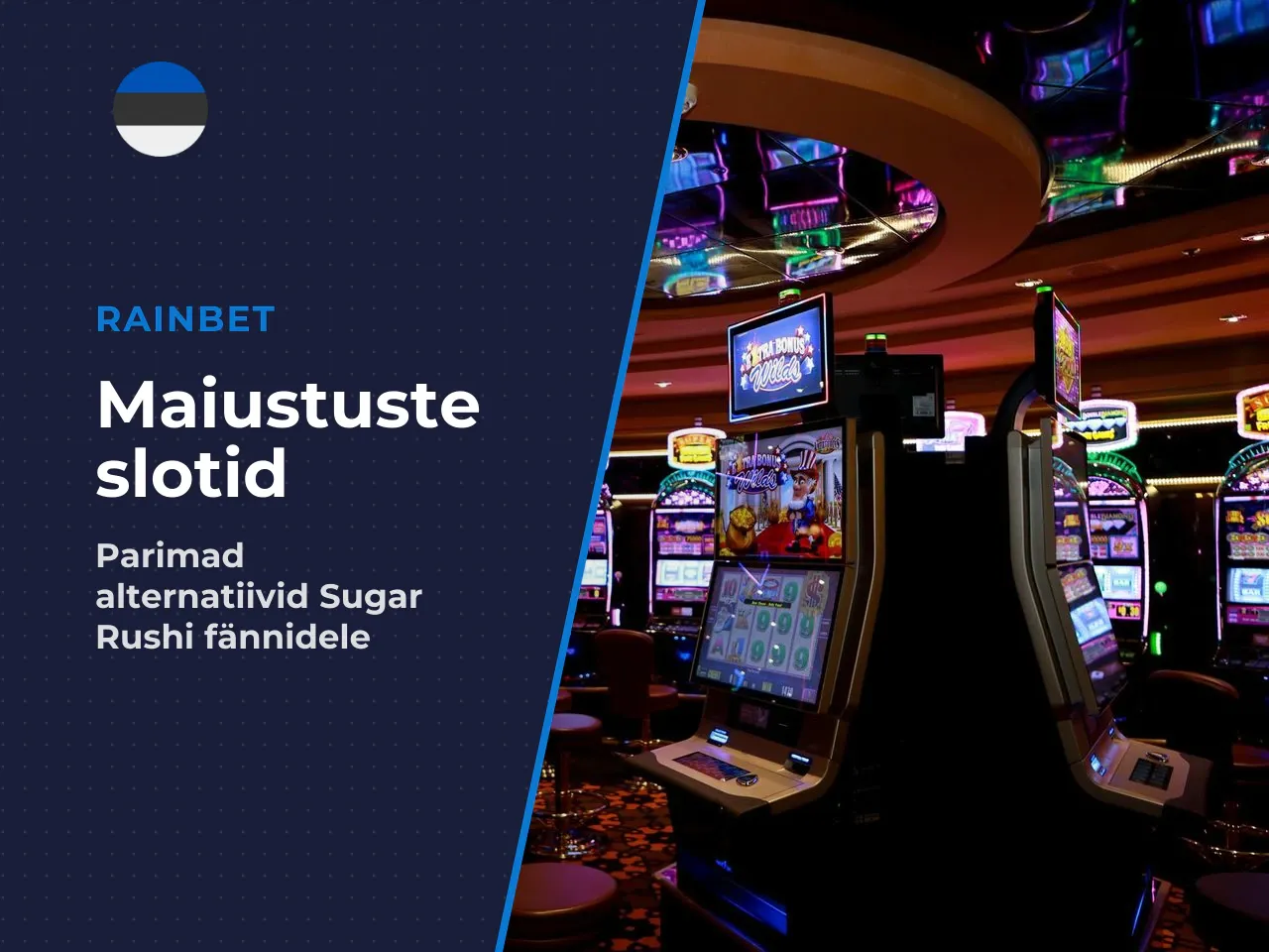 Sarnased maiustuste teemaga klastrislotid. Kui Sugar
