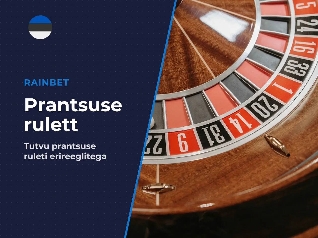 French roulette ja roulette table eripärad