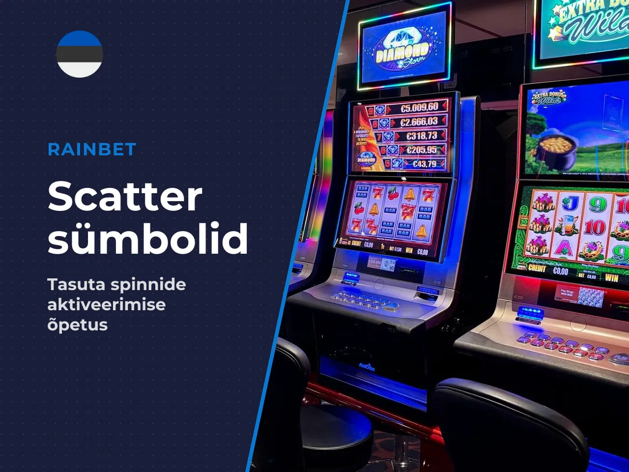 Kuidas Scatter käivitab tasuta spinnid. Scatter-sümboliks