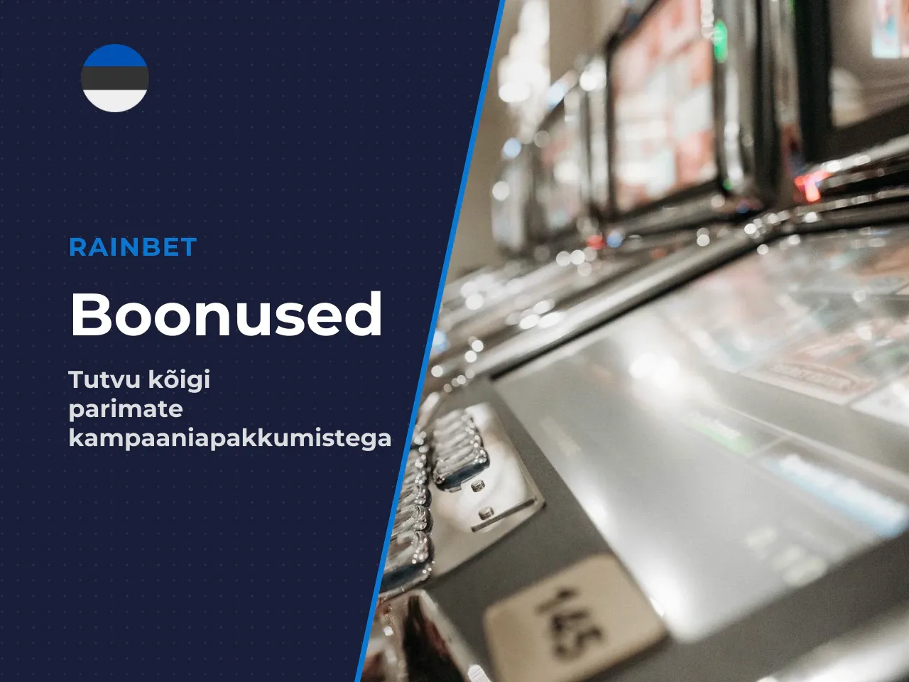 Boonused, rewards ja promotions demorežiimis. Kõik