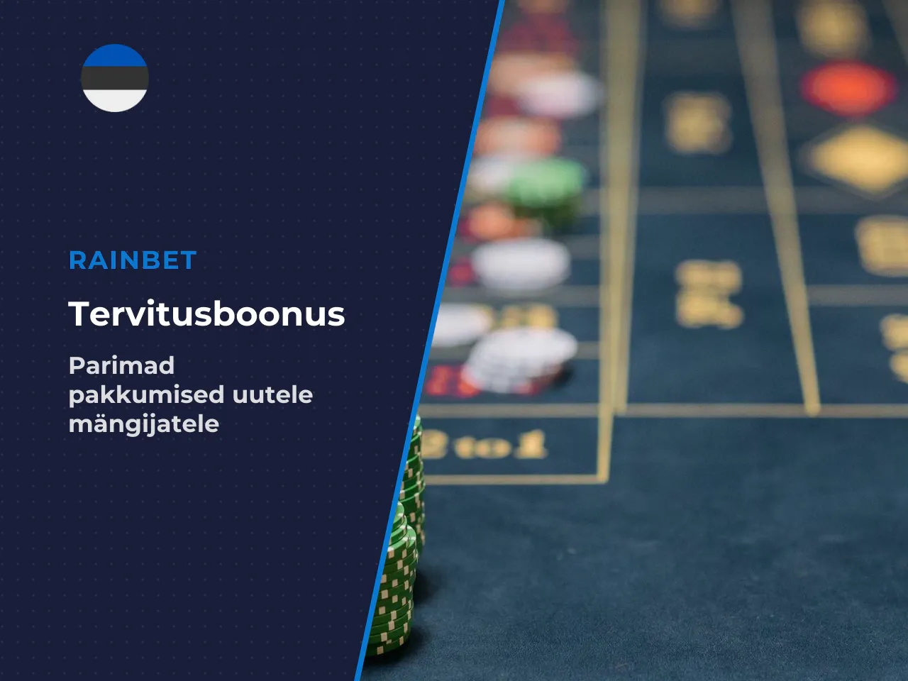 Rainbet welcome bonus ja deposit bonus