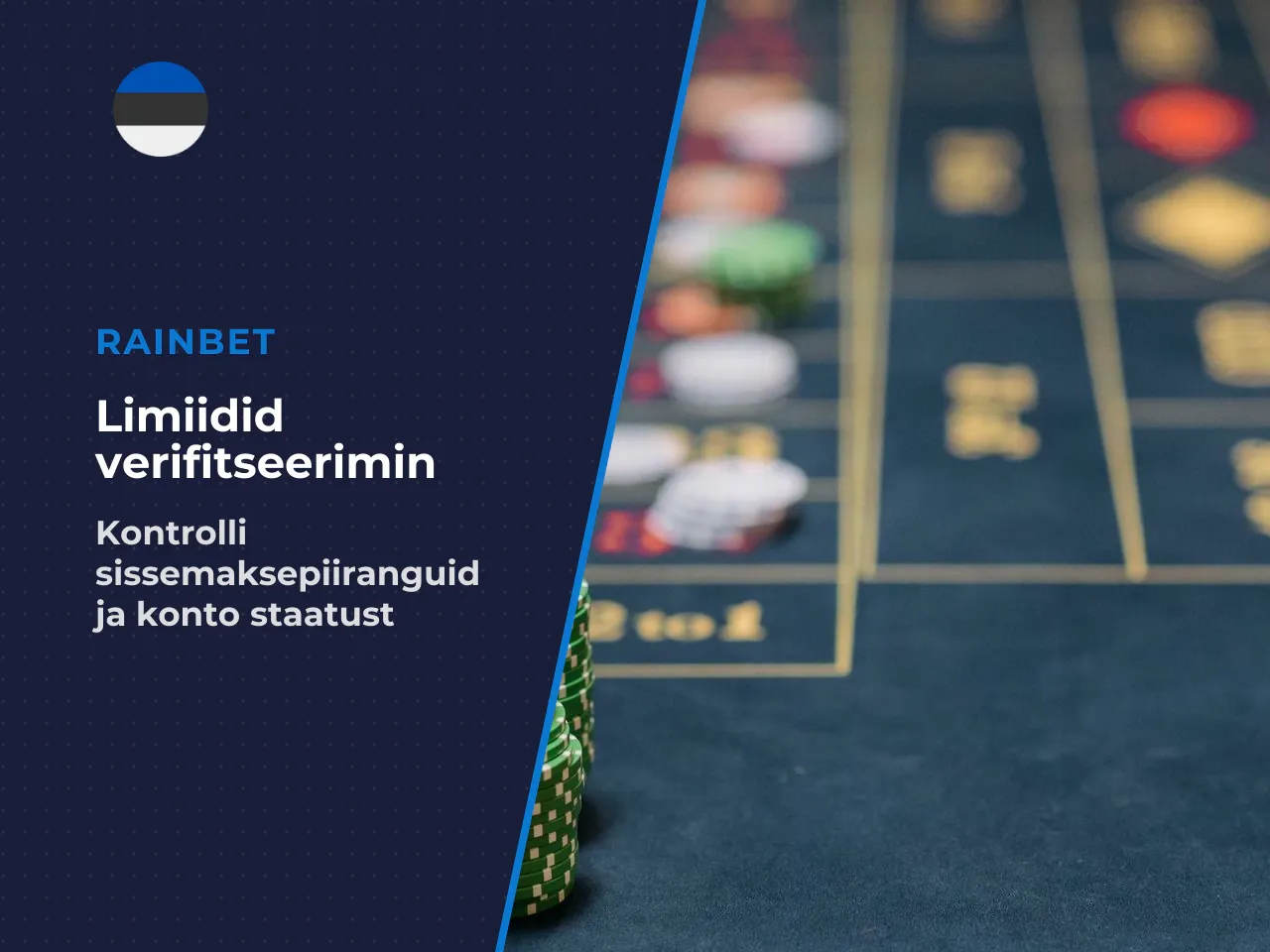 Limiidid ja verifitseerimine 1. Sissemakse alampiir