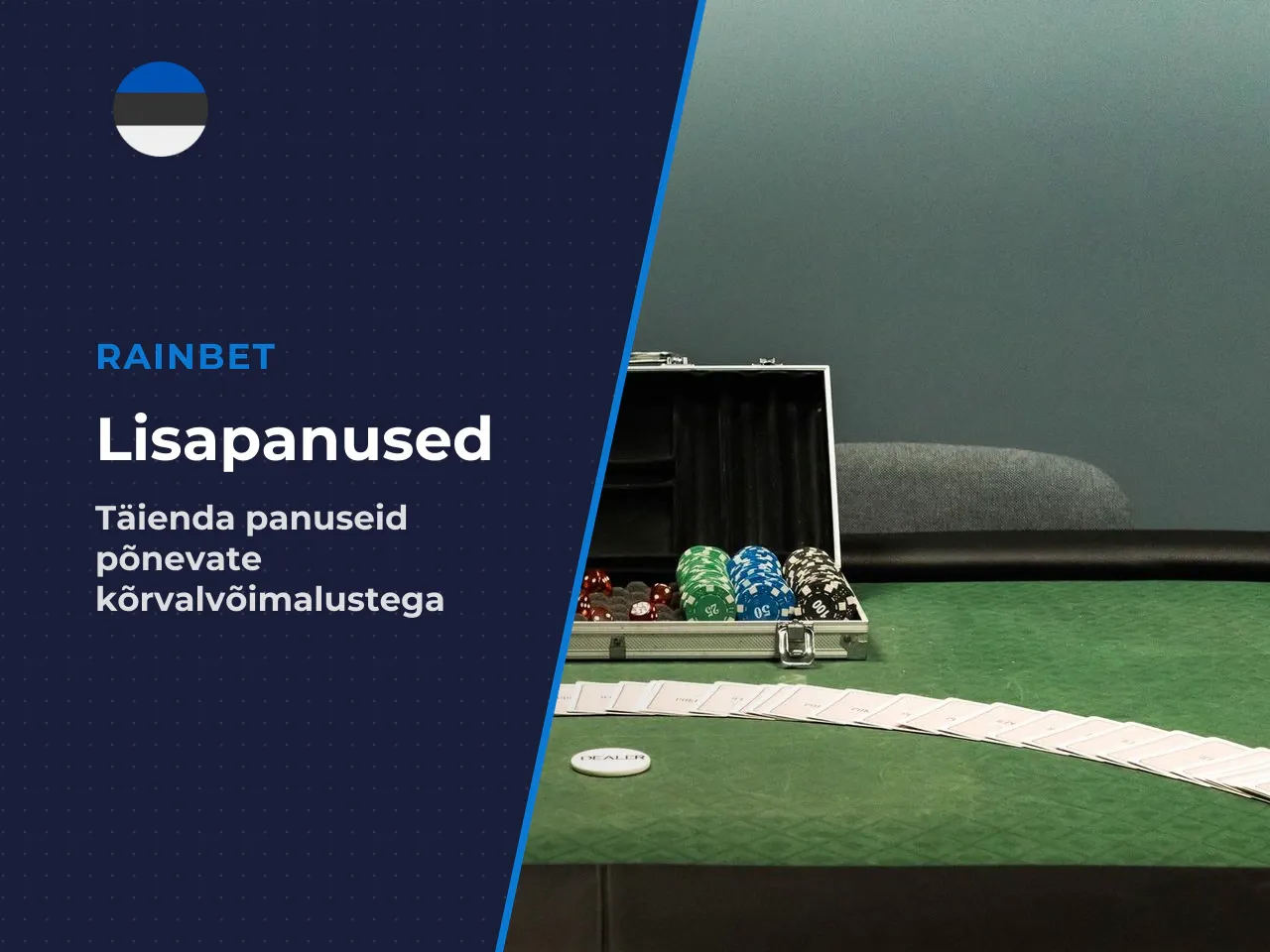 Lisapanused side bets ja laua lisavõimalused