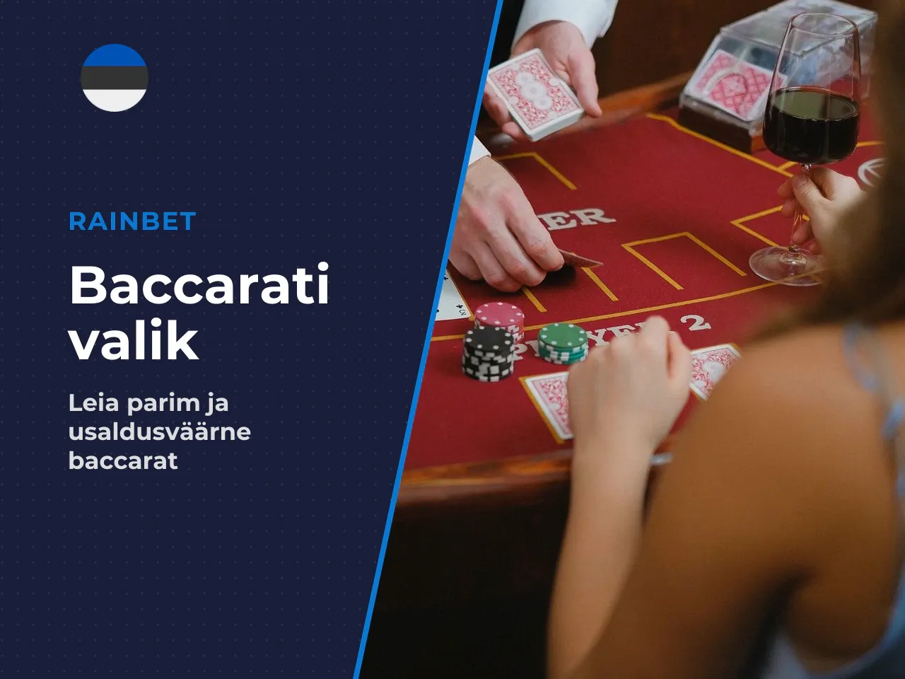 Kuidas valida baccarat kasiino ja mänguformaat