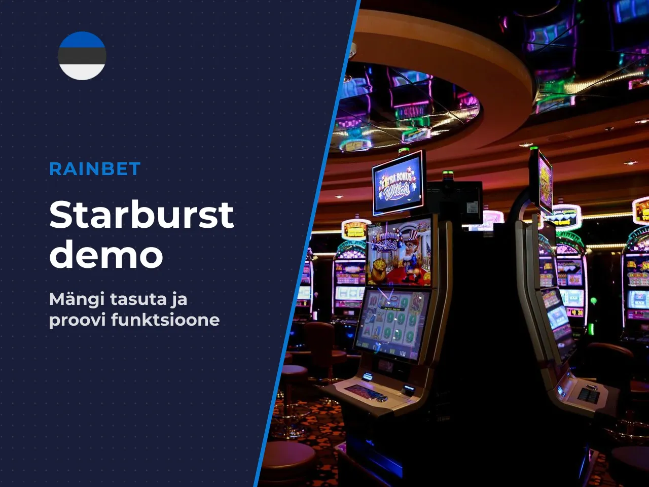 Starburst demo ja tasuta mängimine. Starburst