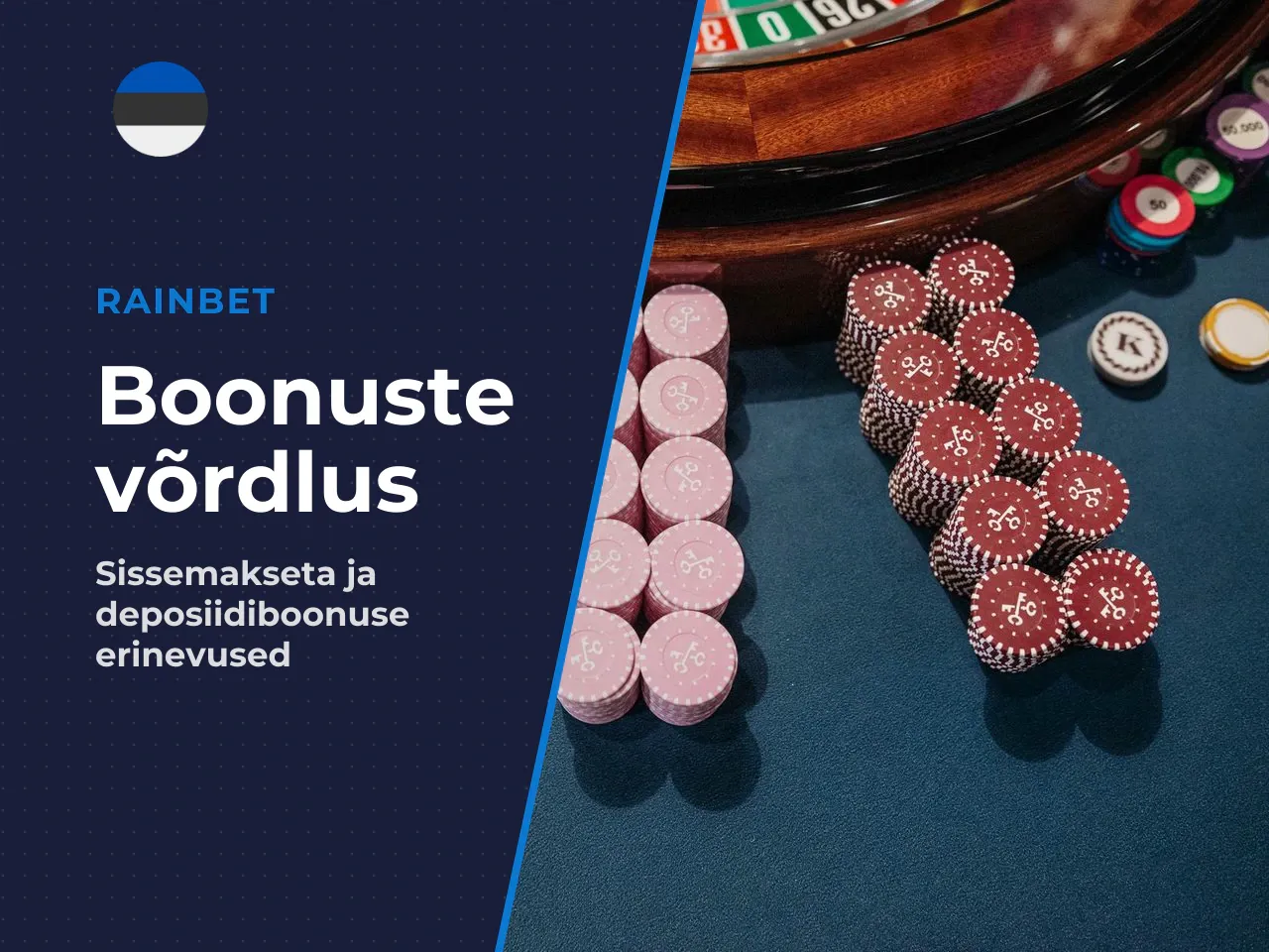 Millise poolest erineb no deposit bonus