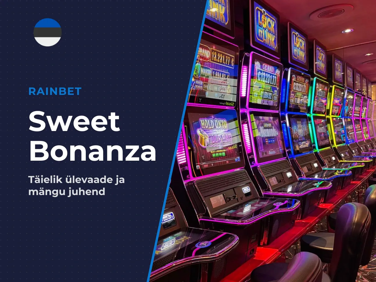 Candy-teema ja Pay Anywhere mehhaanika. Sweet
