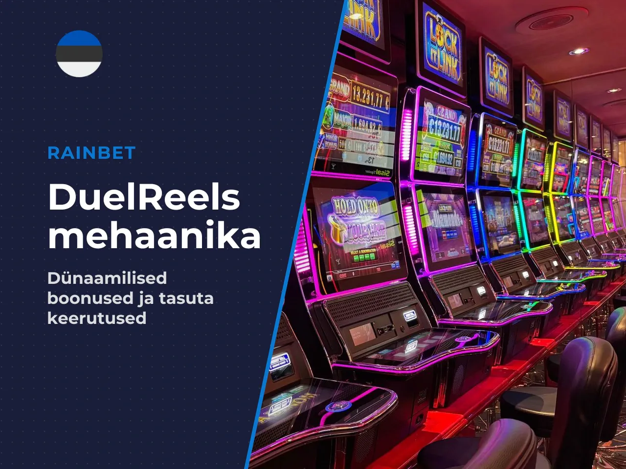DuelReels ja tasuta keerutuste mehaanika. Hacksaw