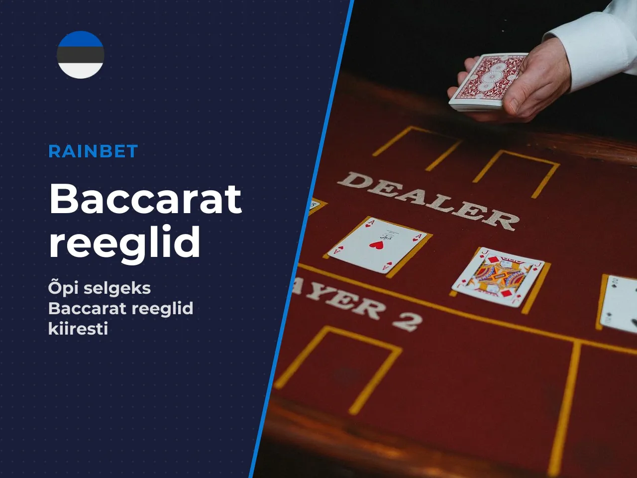 Kuidas määratakse iga käe tulemus. Baccarat