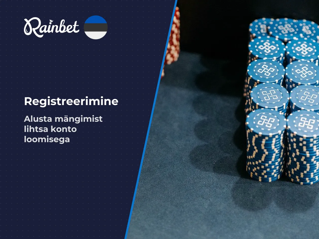 Registreerimine, verifitseerimine ja konto seadistamine. Registreerumisprotsess