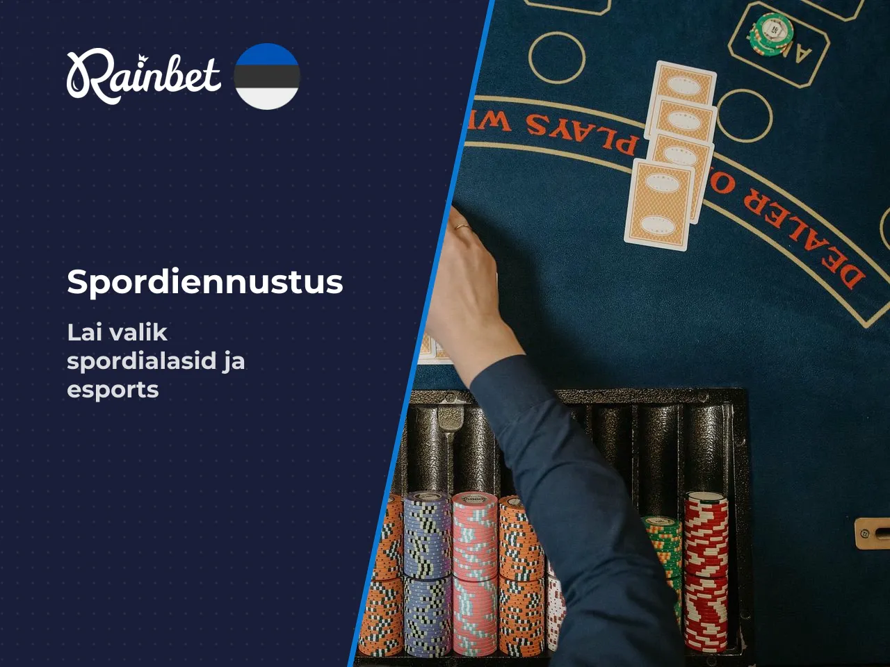 Sportsbook, sport ja esports betting. Rainbeti