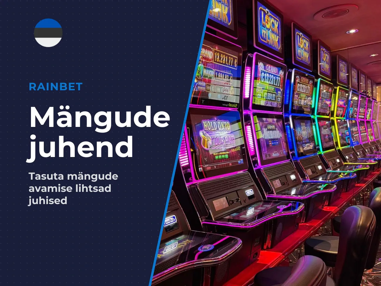 1. Kataloogi avamine Navigeeri sektsiooni Rainbet