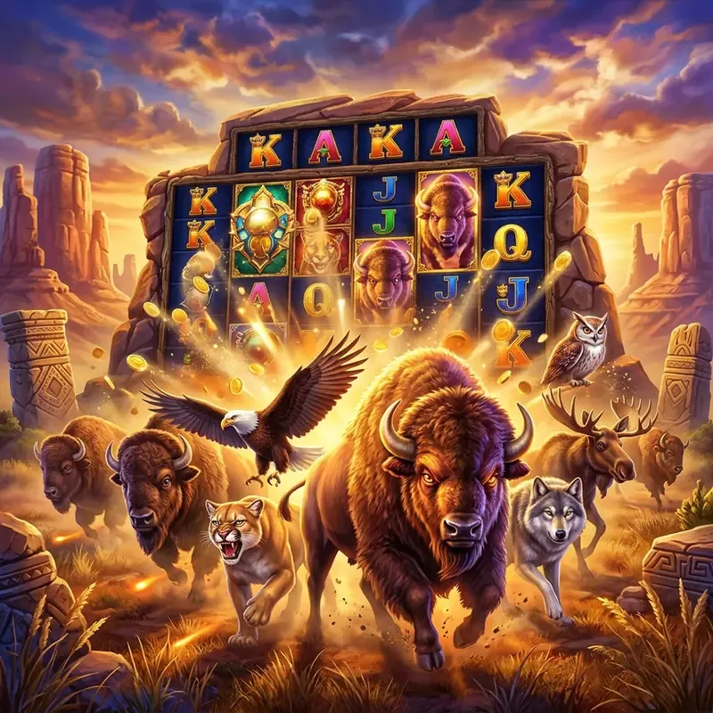 Buffalo King Megaways Slot demorežiim, boonused