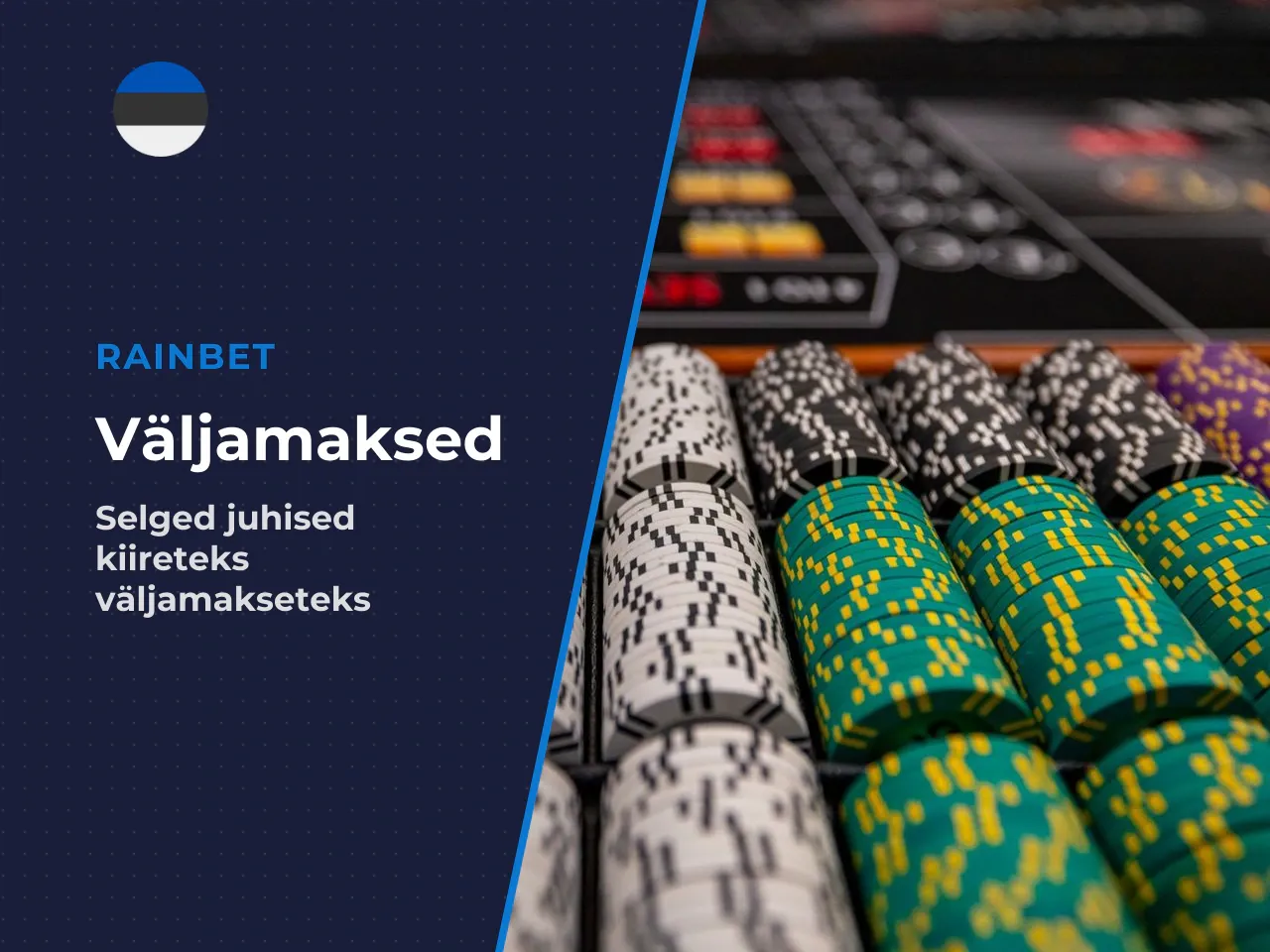 Väljamakselimiidid ja piirangud. Mis puudutab rainbet
