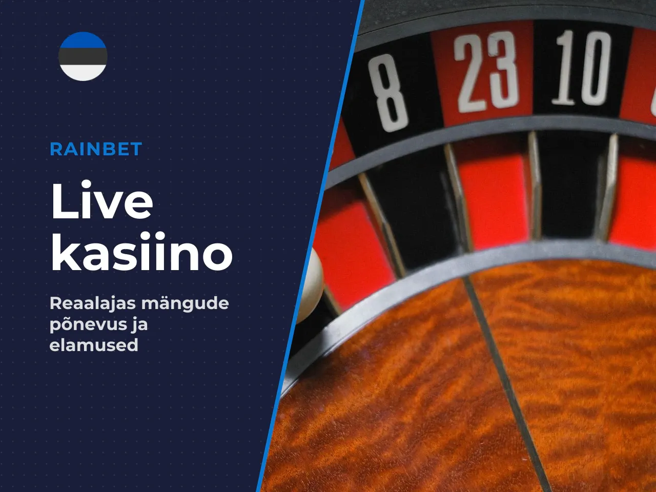Live casino ja Rainbet Originals. Otseülekandega